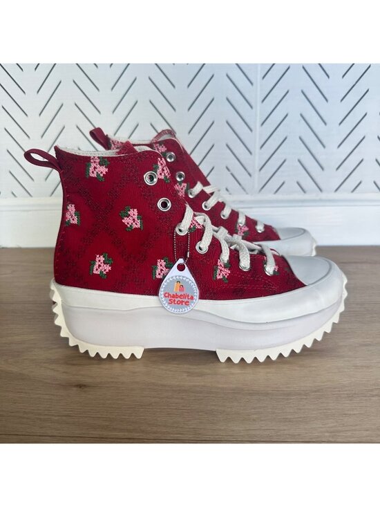 Converse Other - ✨Converse Run Star Hike Sz 6 Men's shoes Cross Stitch Roses Sneakers A14885C New